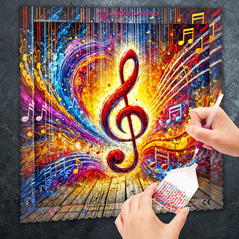 5D Diamond Painting – Klangfeuer