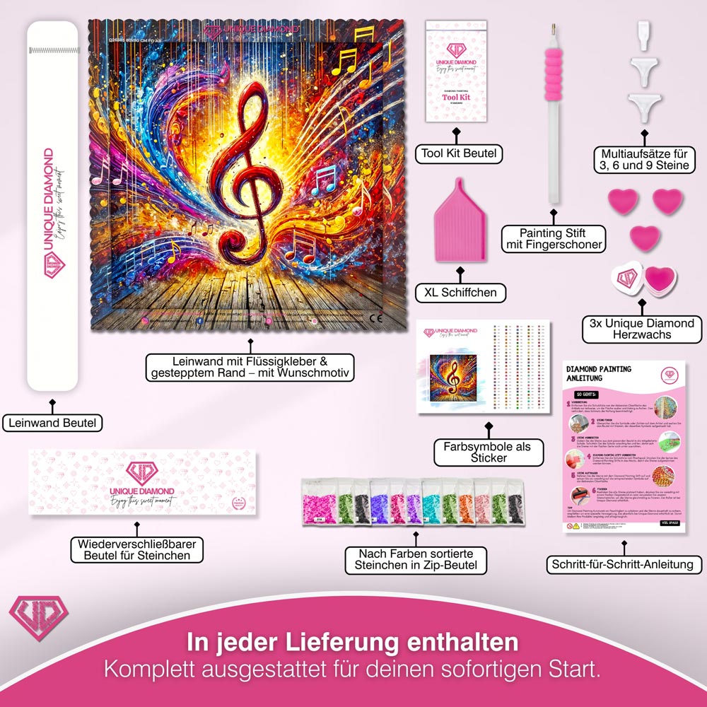 5D Diamond Painting – Klangfeuer