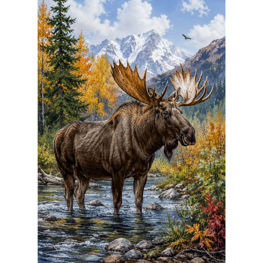 5D Diamond Painting – König der Bergtäler | Unique Diamond