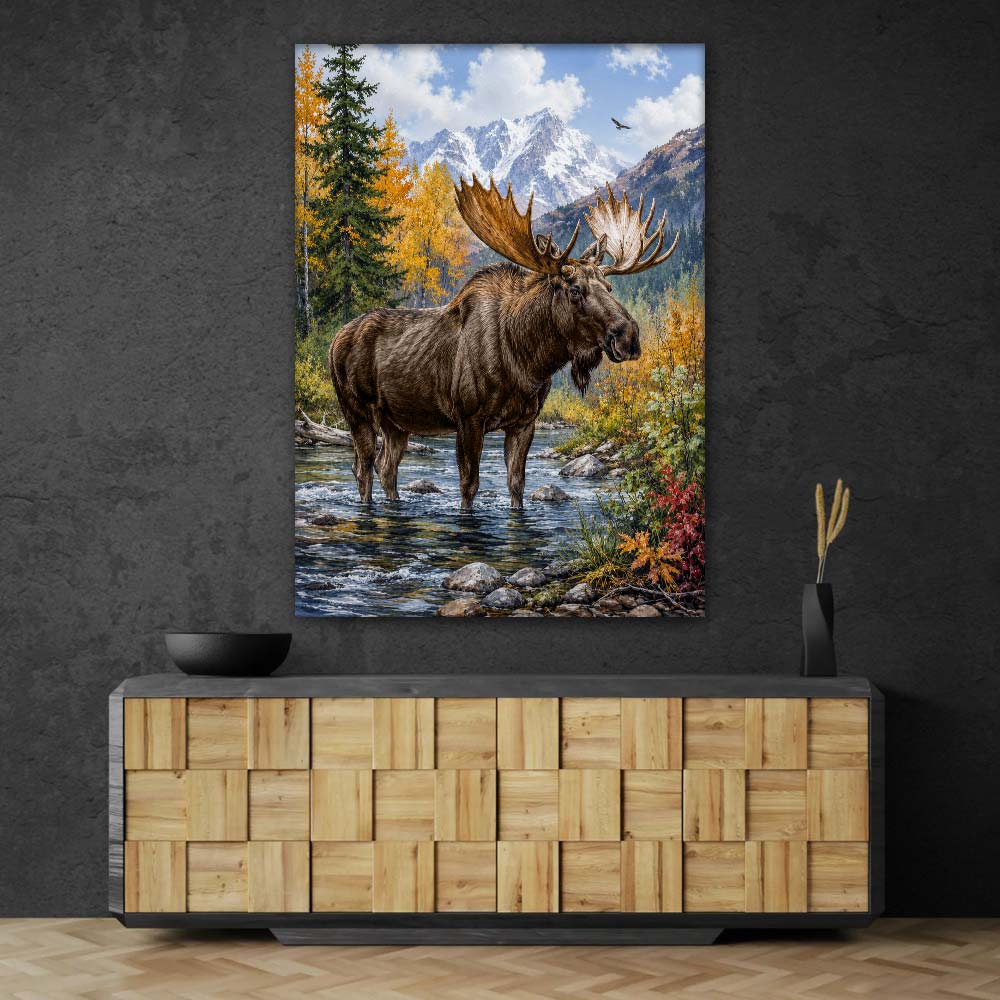5D Diamond Painting – König der Bergtäler
