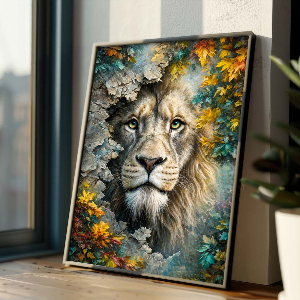 5D Diamond Painting – König des Herbstwaldes