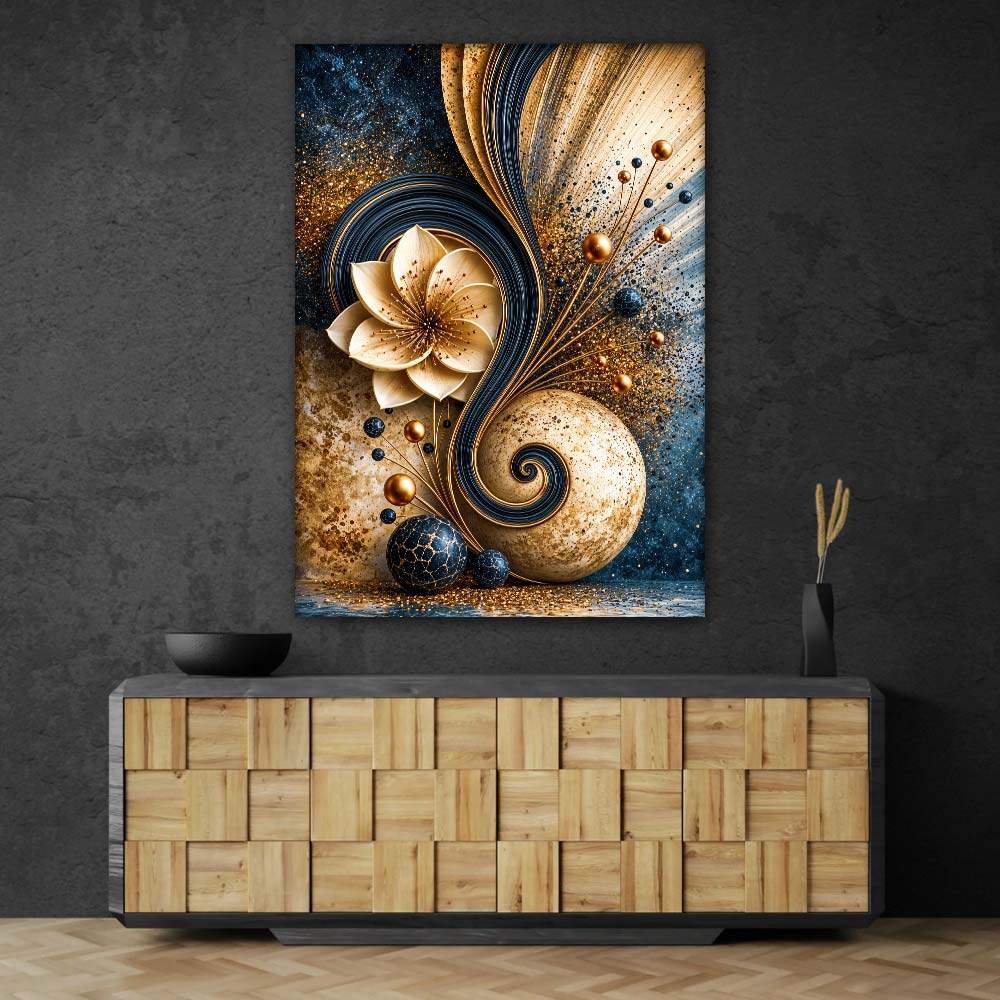 5D Diamond Painting – Kosmische Blüte der Harmonie
