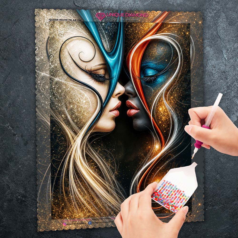 5D Diamond Painting – Kosmische Seelenharmonie