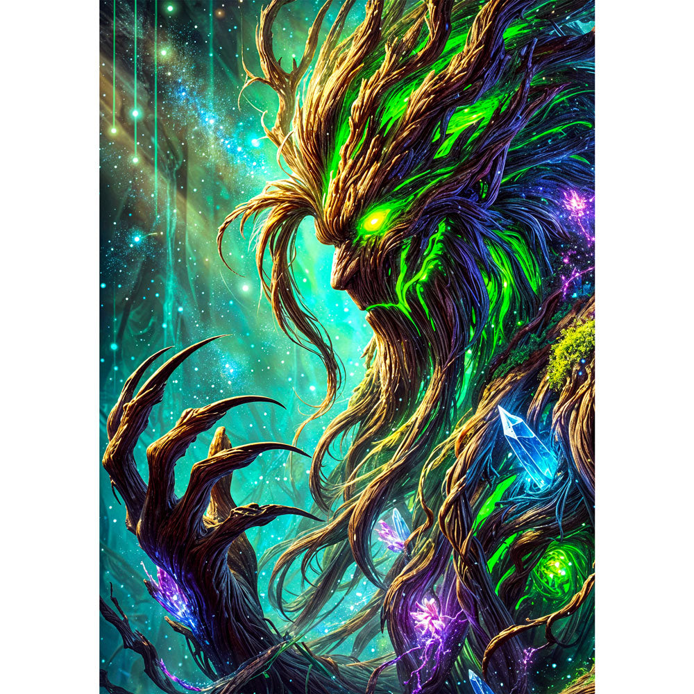 5D Diamond Painting – Kristallwächter der Tiefenwurzeln, Unique-Diamond