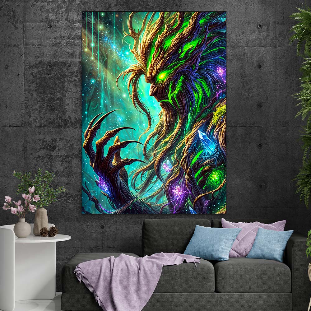 5D Diamond Painting – Kristallwächter der Tiefenwurzeln, Unique-Diamond