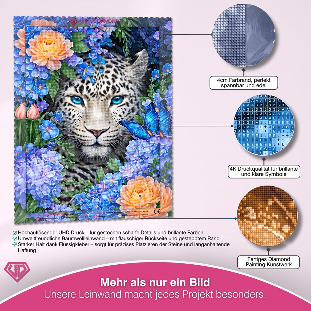 5D Diamond Painting – Leandra Eisblüte der Wildnis