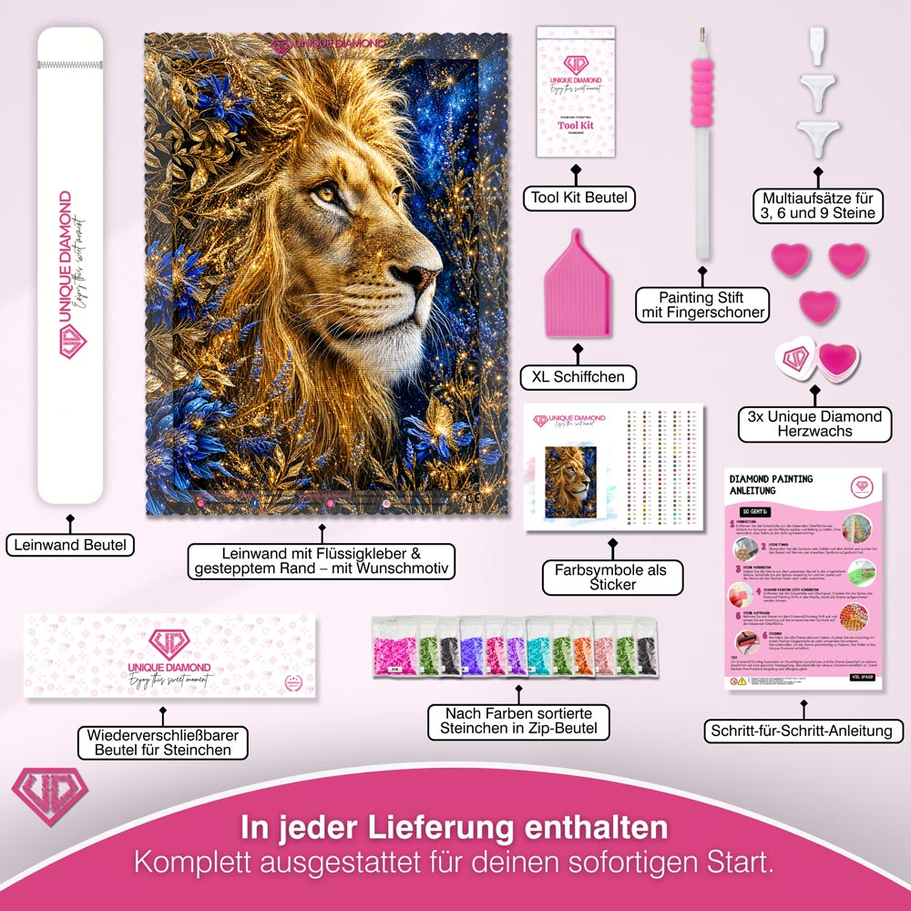 5D Diamond Painting – Leandro Sternenmähne