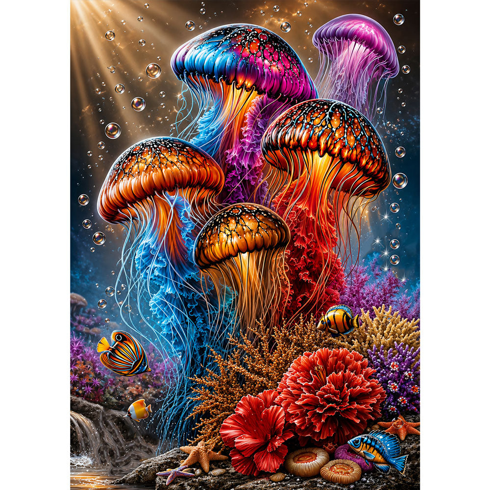 5D Diamond Painting – Leuchten der Tiefsee | Unique Diamond