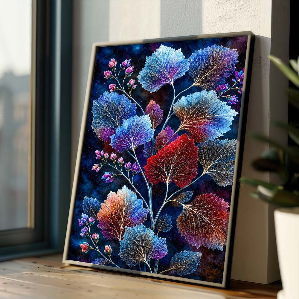 5D Diamond Painting – Leuchtende Blätterpracht