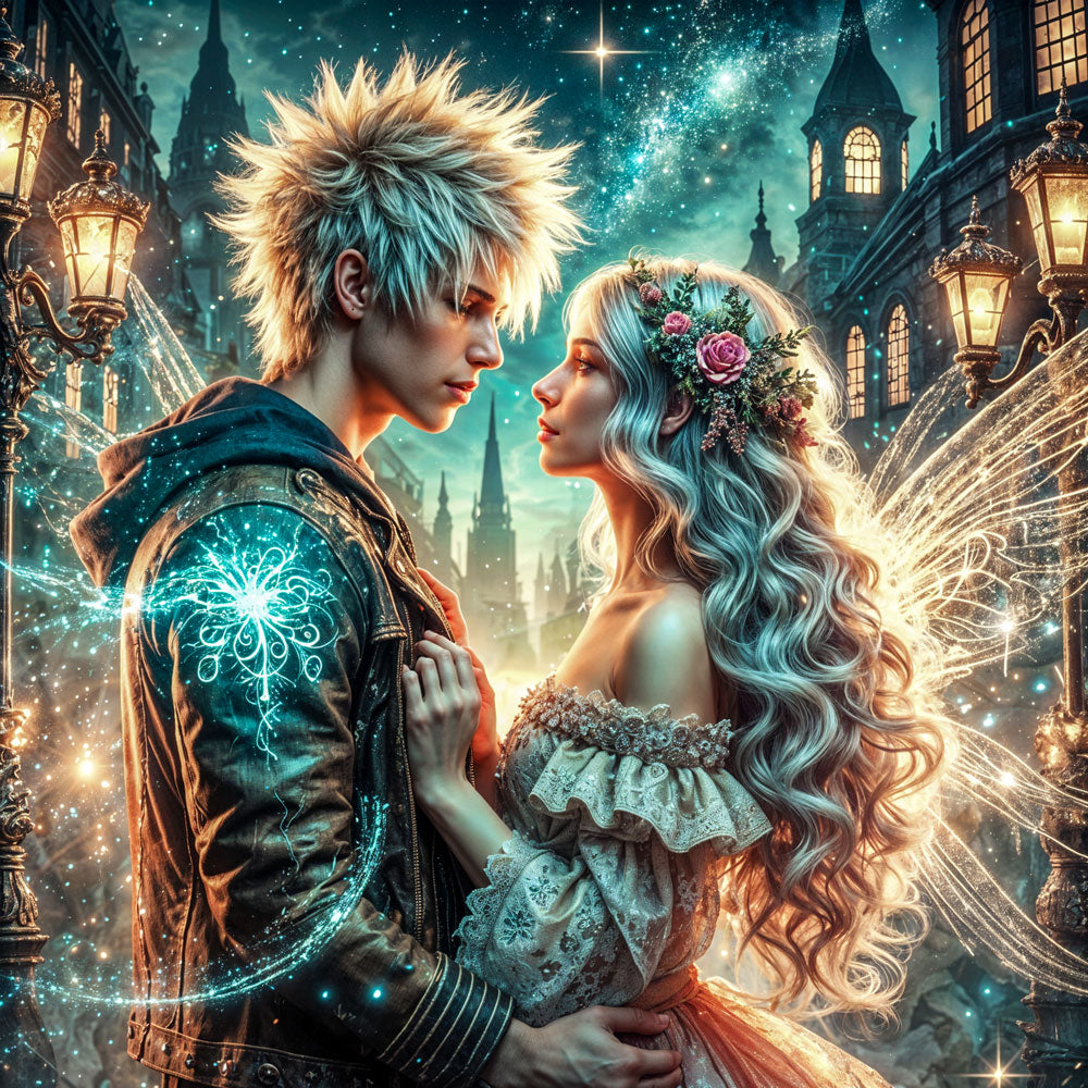 5D Diamond Painting – Licht zwischen den Welten, Unique-Diamond