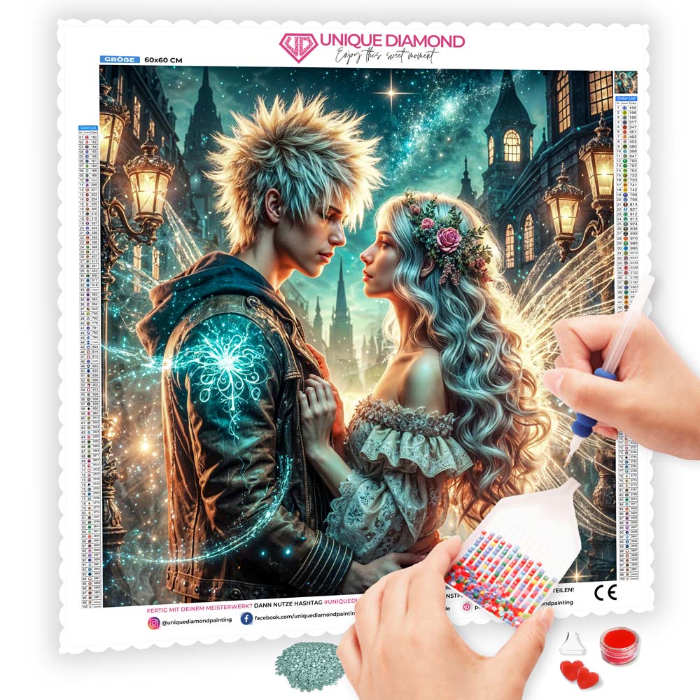 5D Diamond Painting – Licht zwischen den Welten, Unique-Diamond