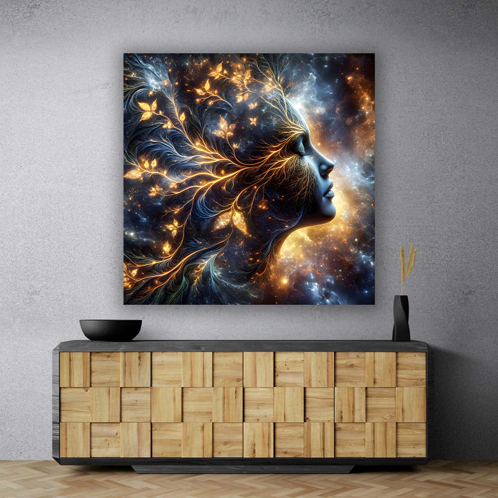 5D Diamond Painting – Lichtgeflüster der Galaxie, Unique-Diamond