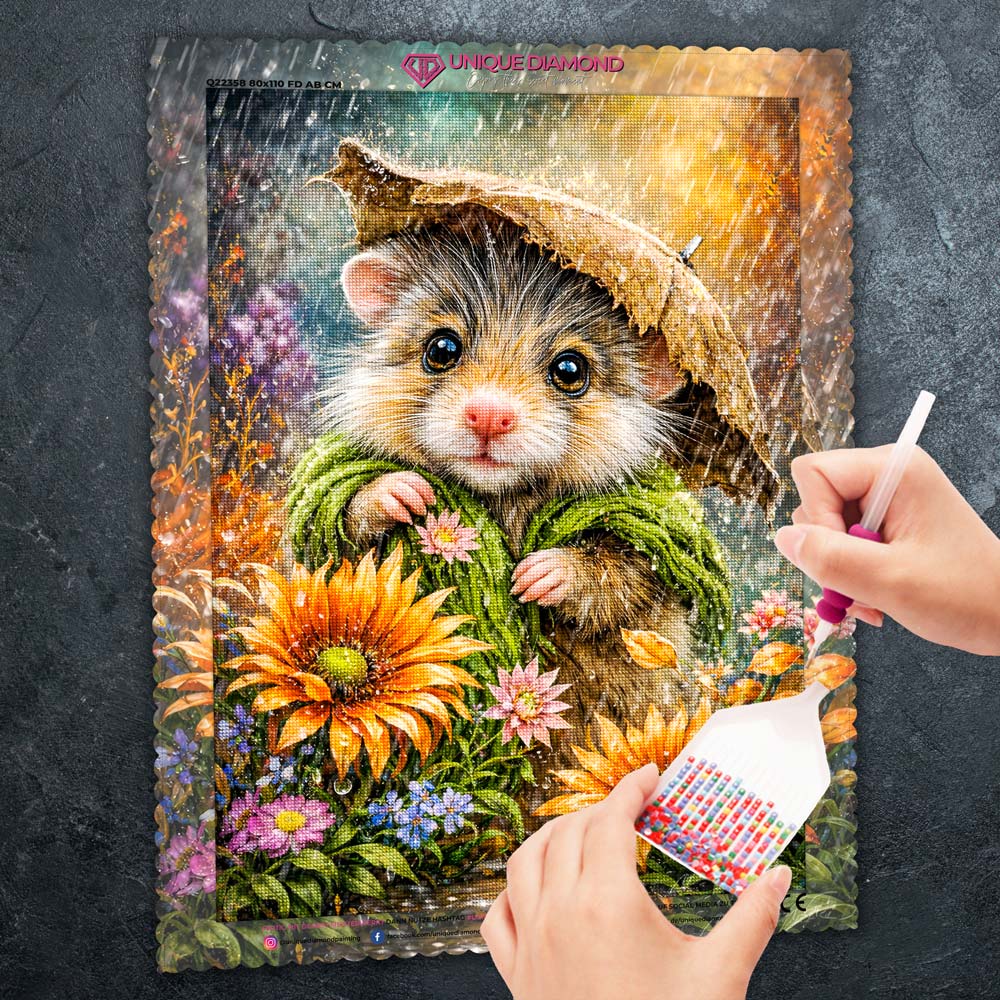 5D Diamond Painting – Little Rain Mouse