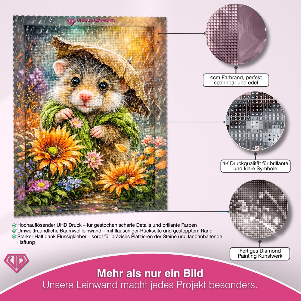 5D Diamond Painting – Little Rain Mouse