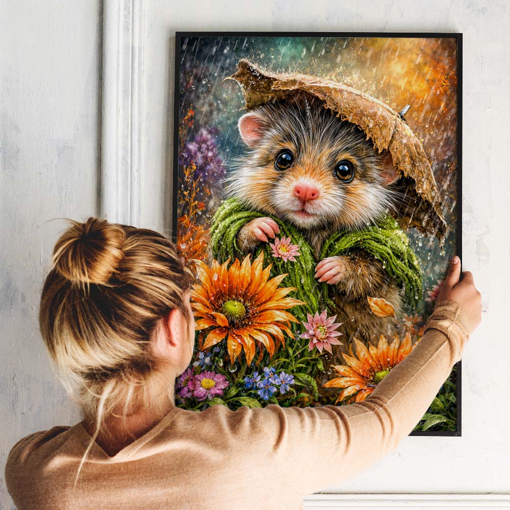 5D Diamond Painting – Little Rain Mouse