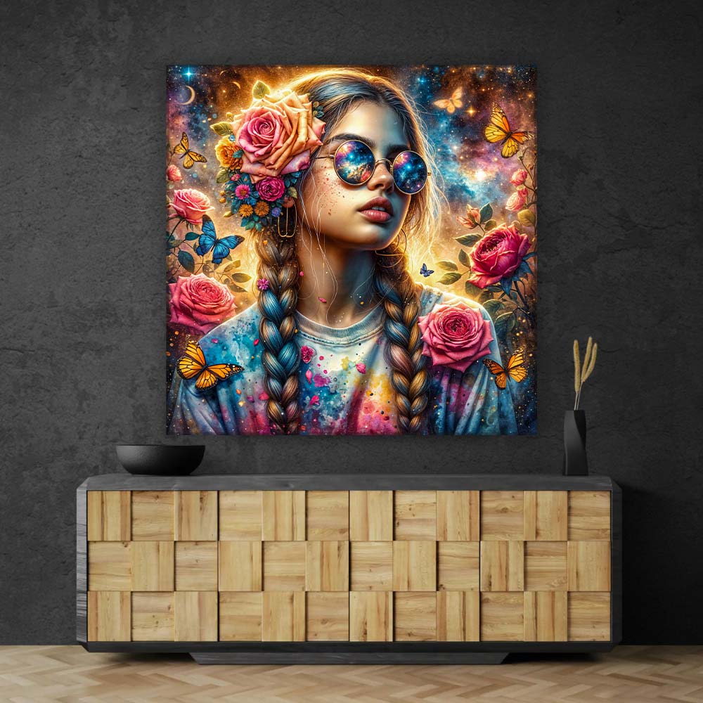 5D Diamond Painting – Luna – Träumerin der Sterne Unique-Diamond
