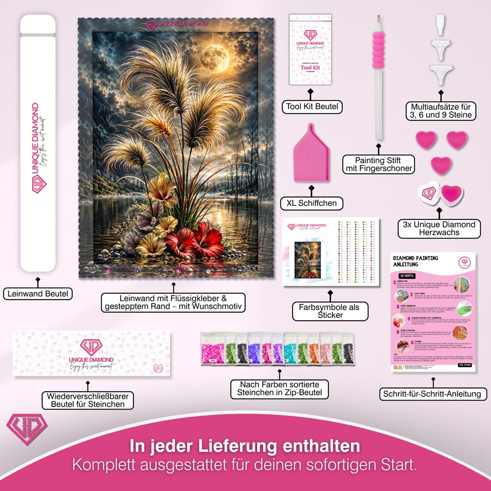 5D Diamond Painting – Lunaria Mondschimmer