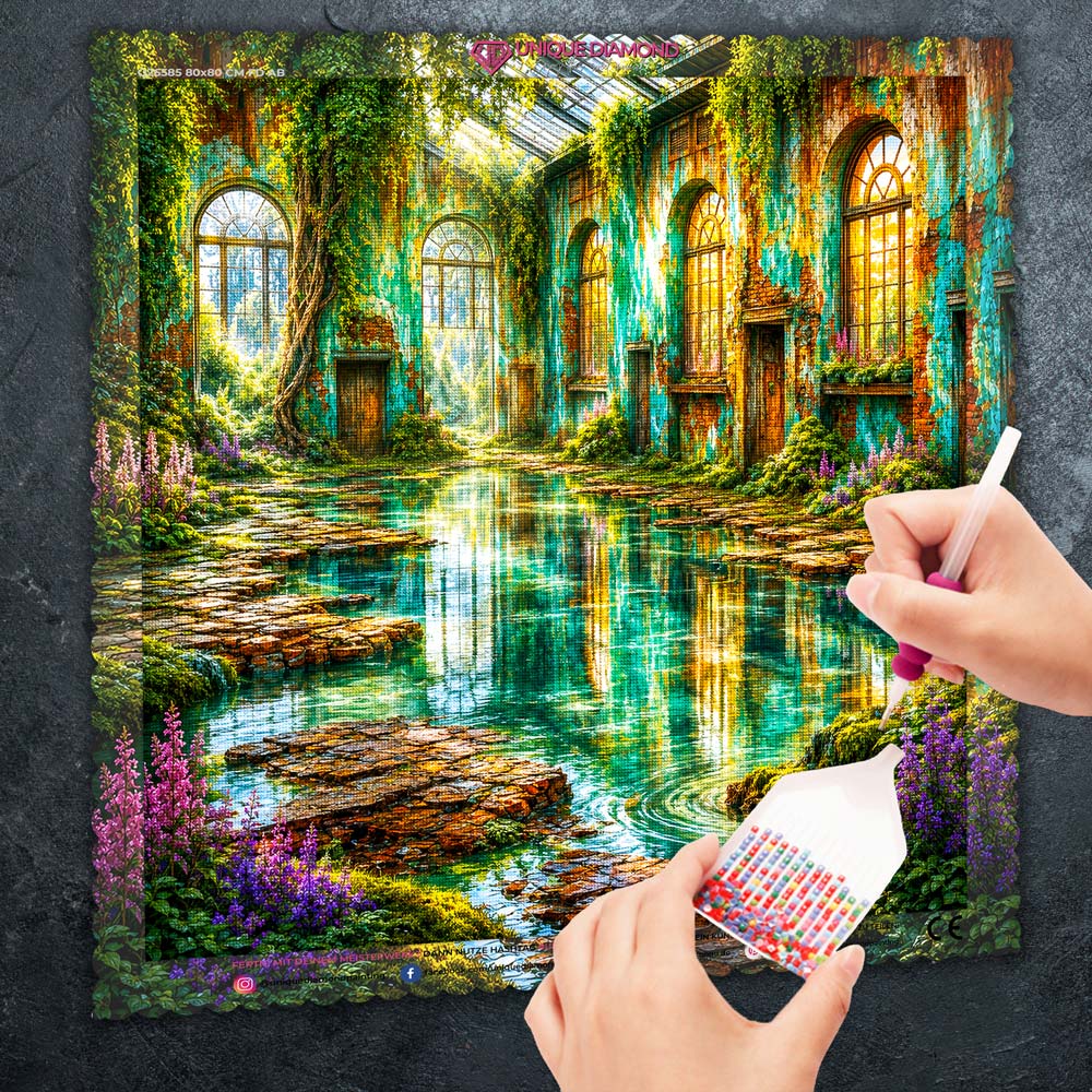 5D Diamond Painting – Lysandras Smaragdrefugium