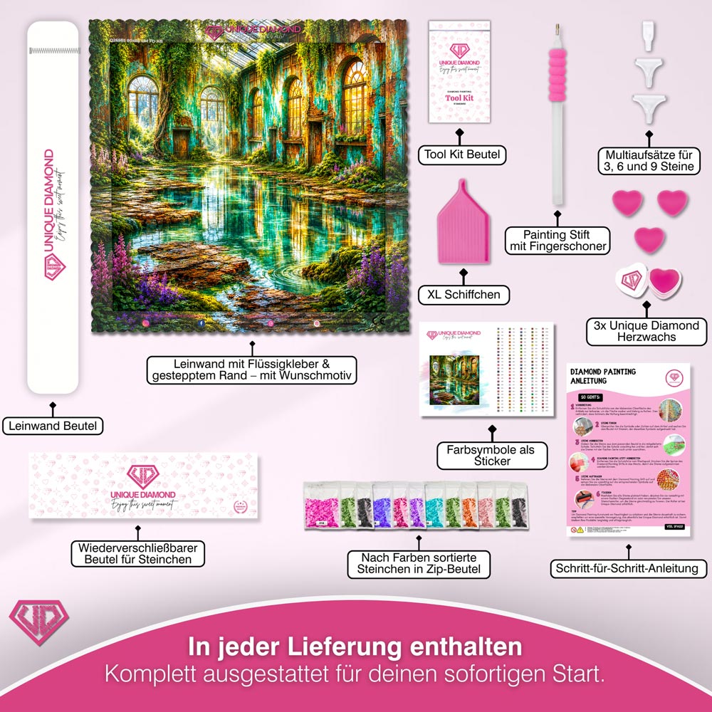 5D Diamond Painting – Lysandras Smaragdrefugium