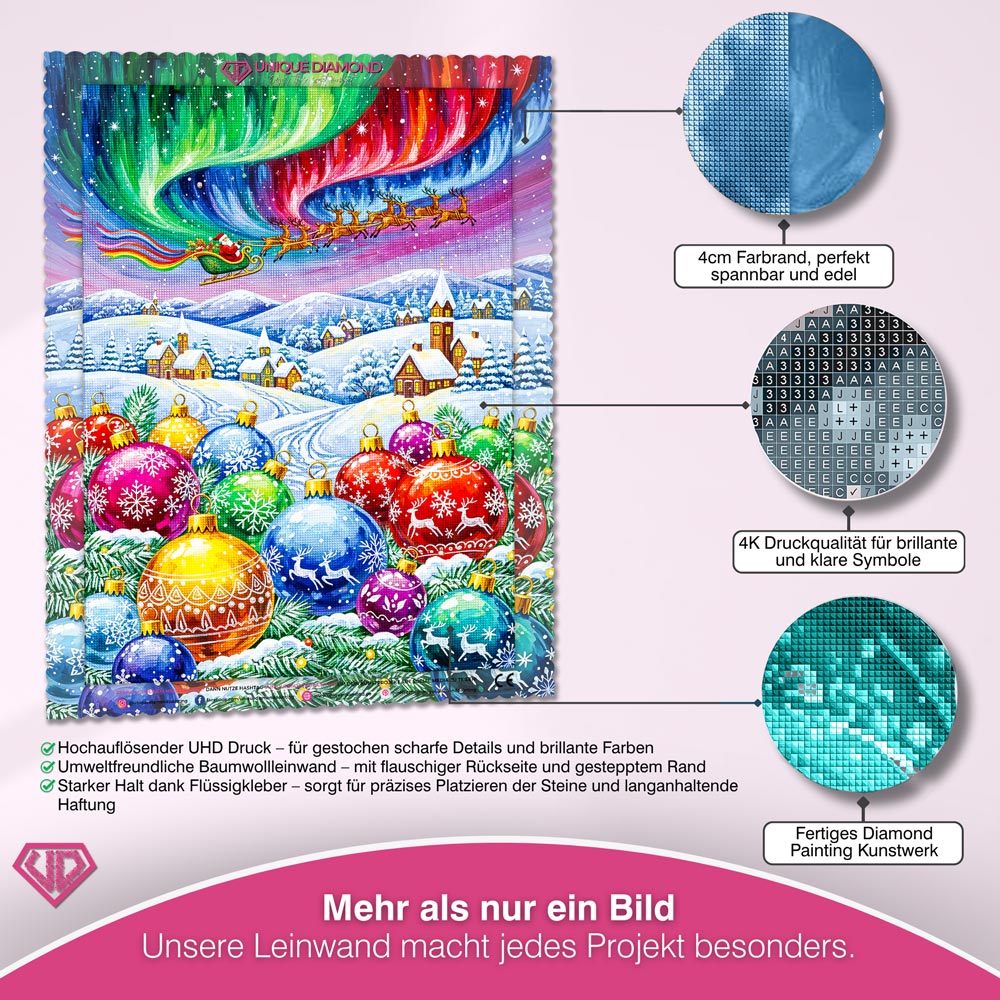 5D Diamond Painting – Magie der Nordlichtnacht