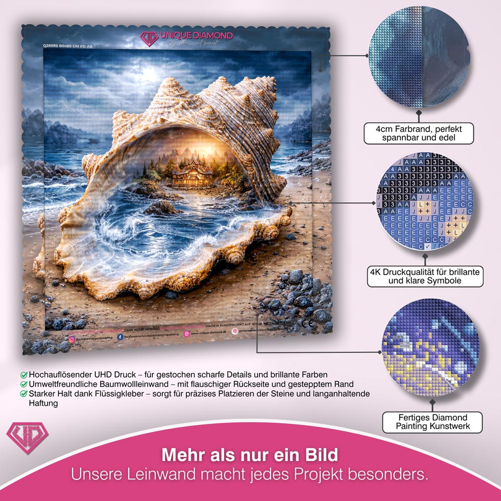 5D Diamond Painting – Magisches Tor der Ozeanseele