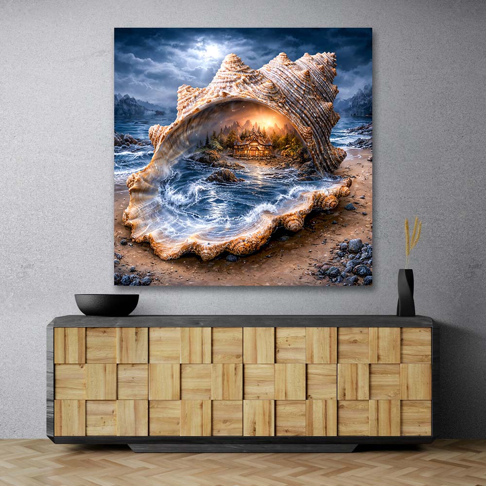 5D Diamond Painting – Magisches Tor der Ozeanseele