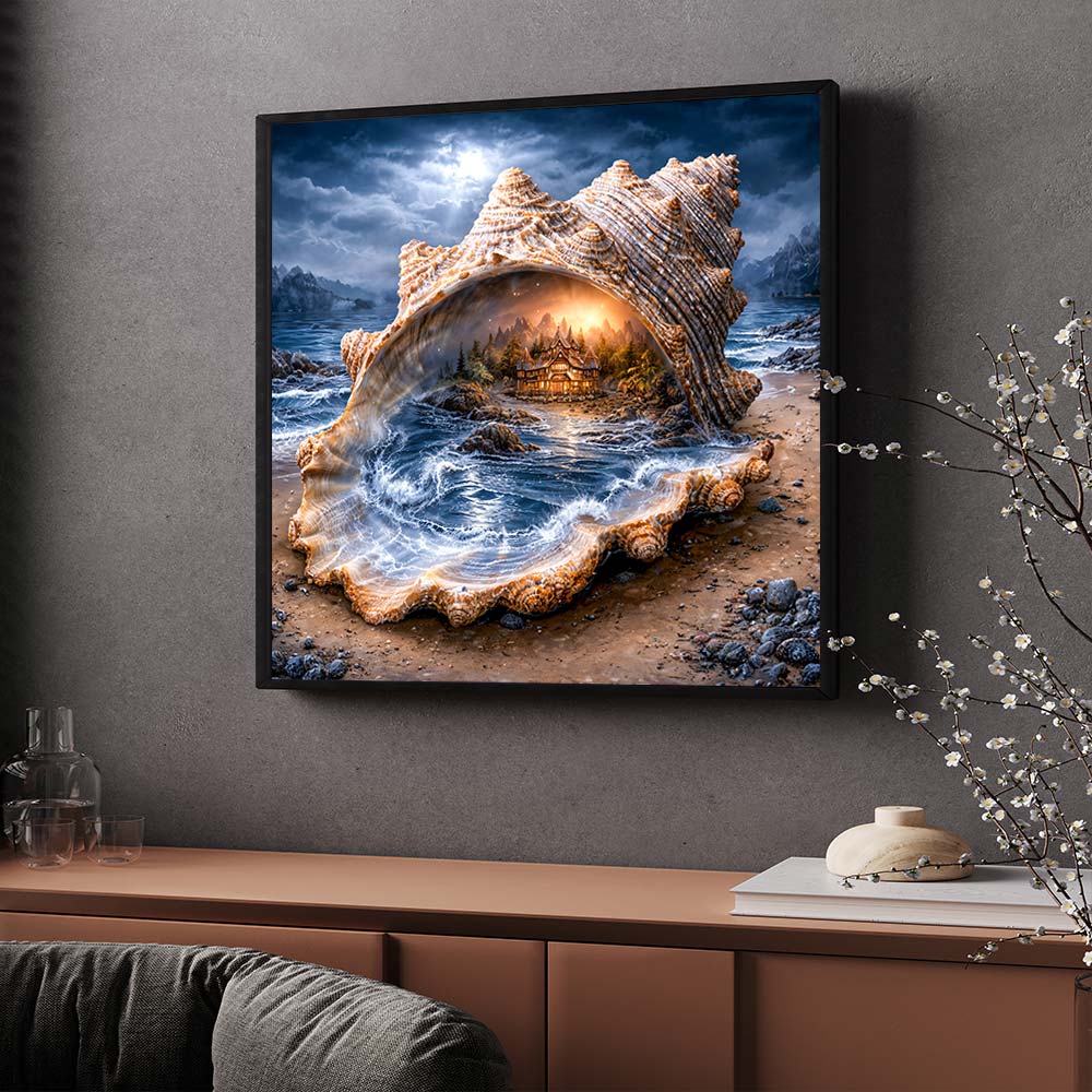 5D Diamond Painting – Magisches Tor der Ozeanseele