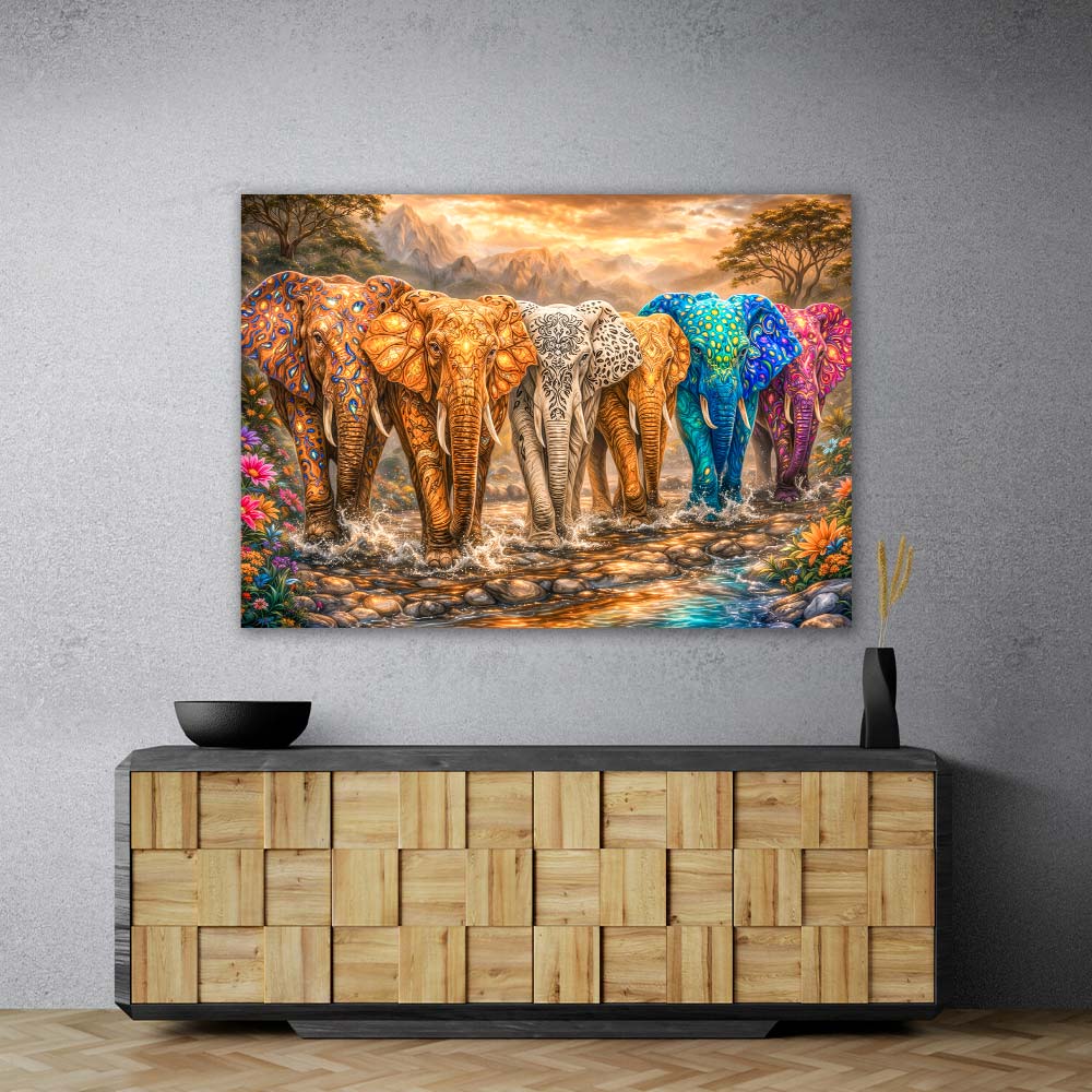 5D Diamond Painting – March of Colors Unique-Diamond