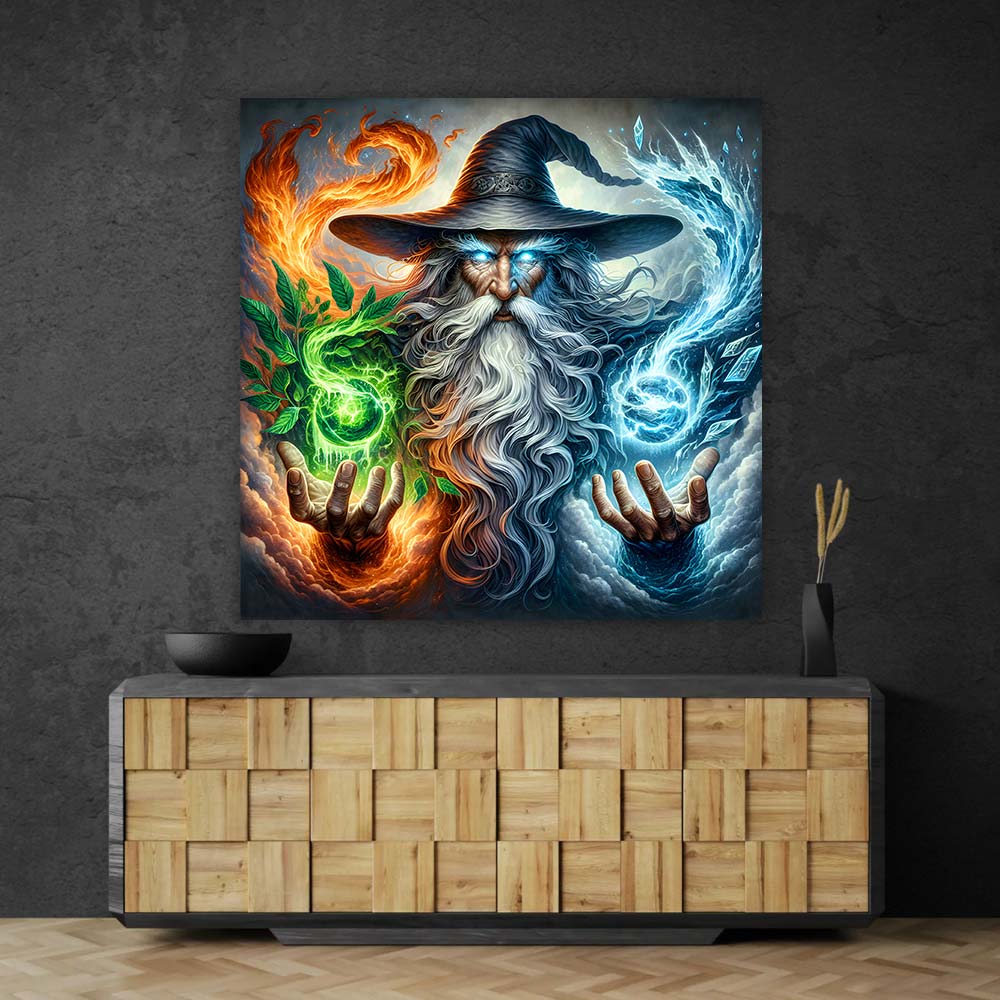 5D Diamond Painting – Meister der Elemente Unique-Diamond