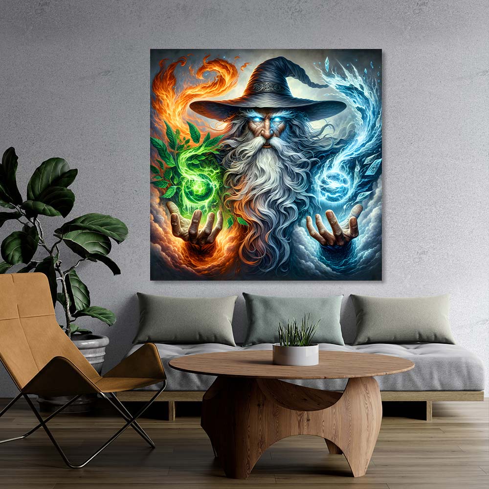 5D Diamond Painting – Meister der Elemente Unique-Diamond