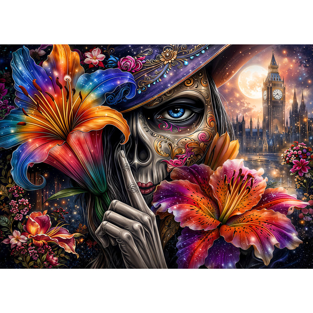 5D Diamond Painting – Midnight Veil, Unique-Diamond