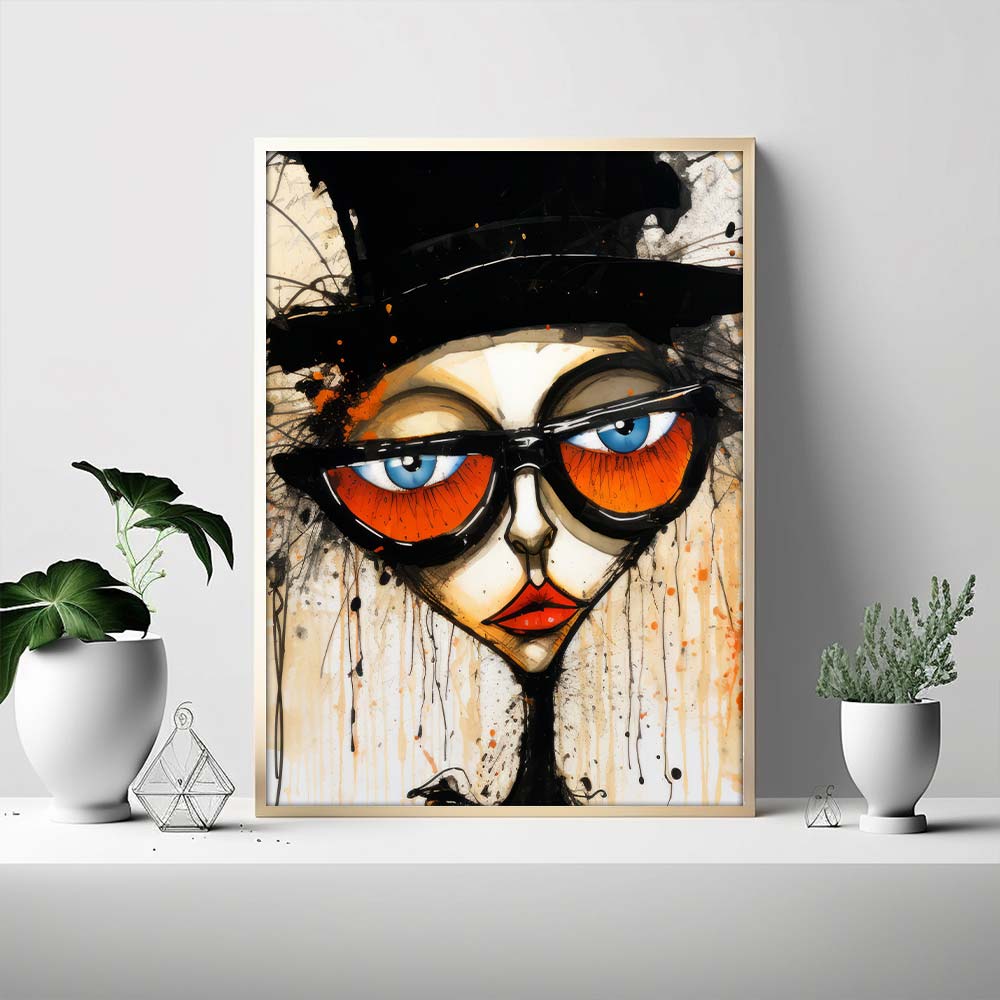 5D Diamond Painting – Miss Monroe mit Schattenblick Unique-Diamond