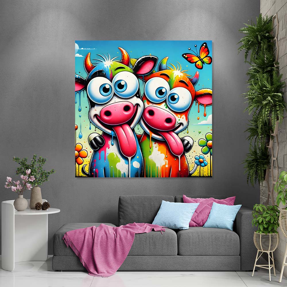 5D Diamond Painting – MooMoo Madness