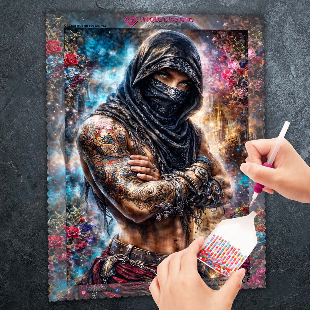 5D Diamond Painting – Mystic Desert Warrior