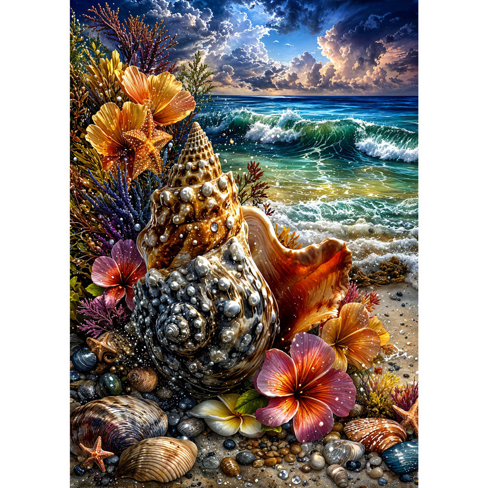 5D Diamond Painting – Ocean Whisper, Unique-Diamond