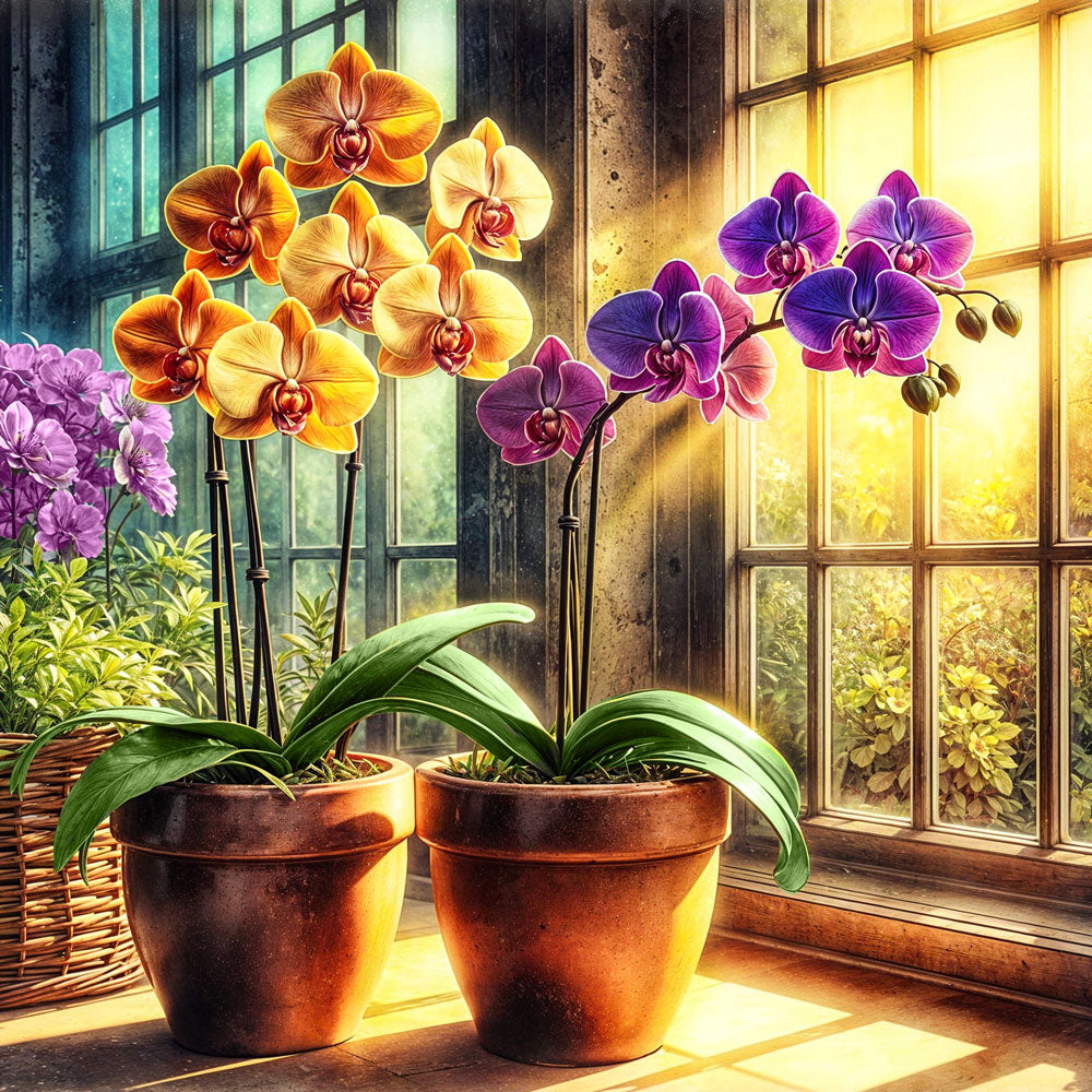 5D Diamond Painting – Orchideenpoesie
