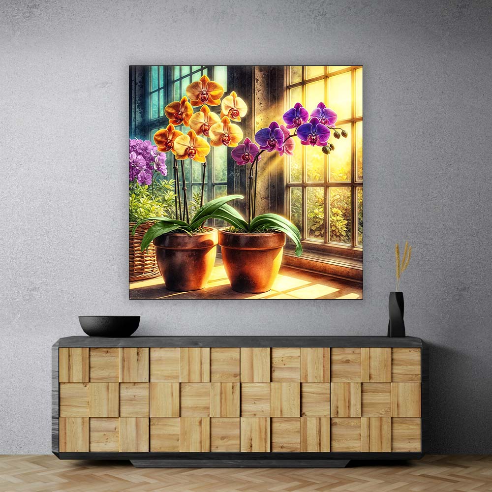 5D Diamond Painting – Orchideenpoesie