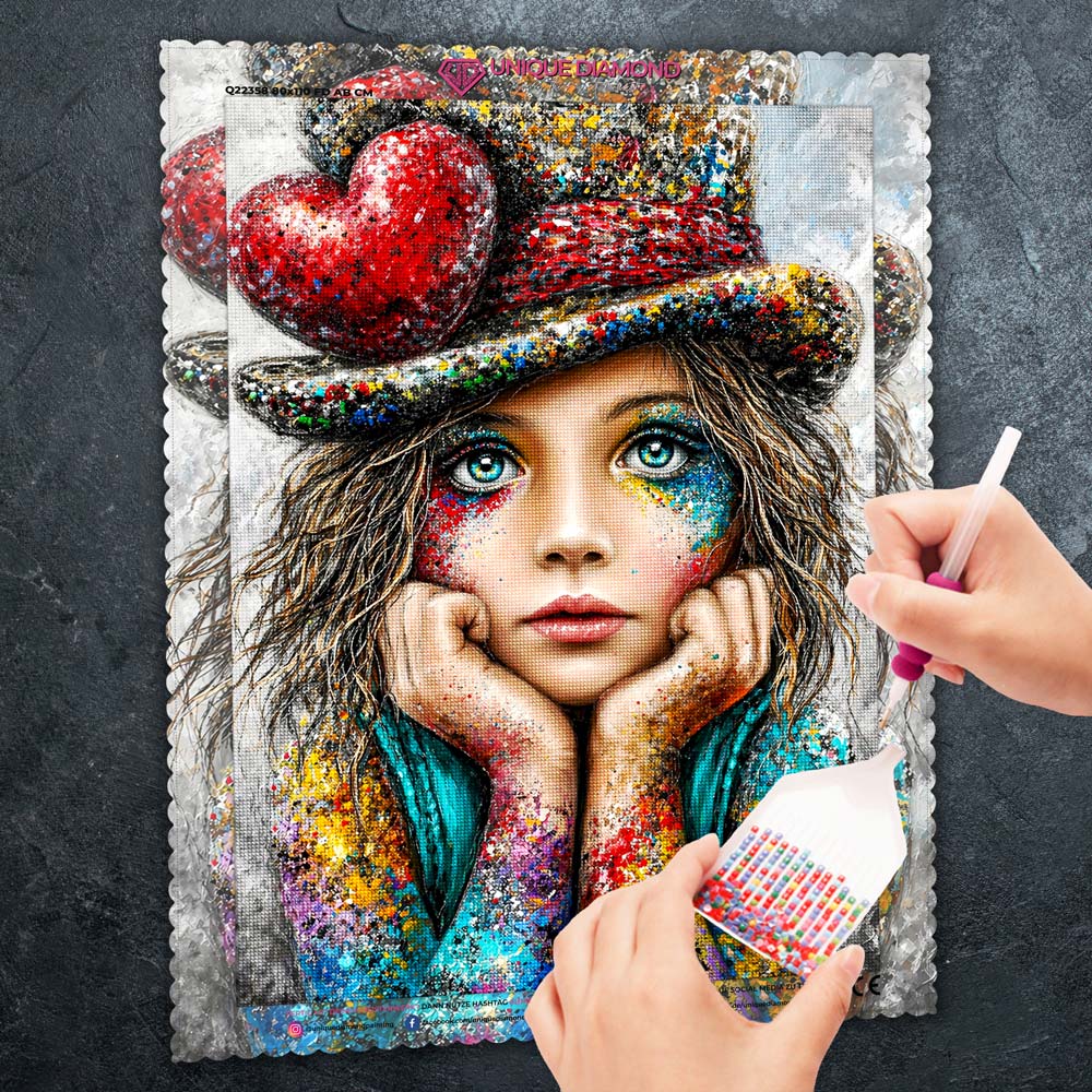 5D Diamond Painting – Painted Heart