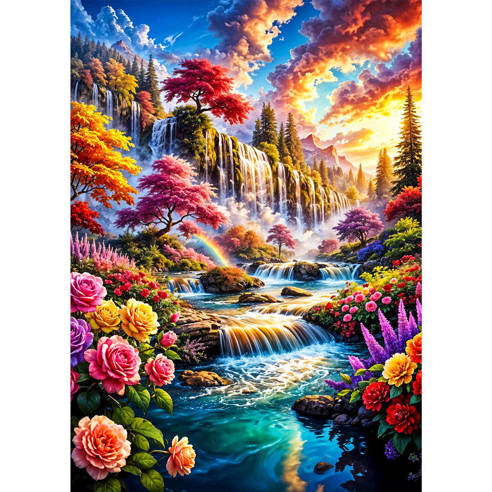 5D Diamond Painting – Paradies der fließenden Farben, unique-diamond