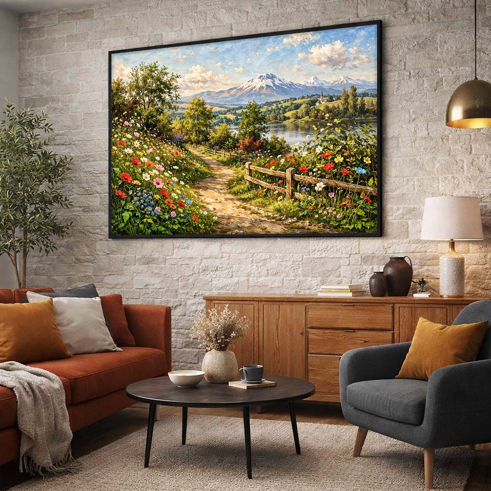 5D Diamond Painting – Path of Serenity Unique-Diamond
