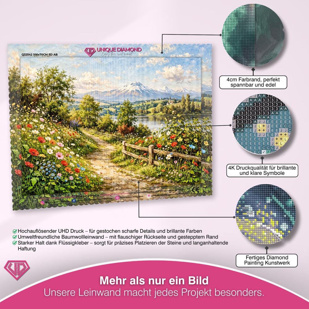 5D Diamond Painting – Path of Serenity Unique-Diamond