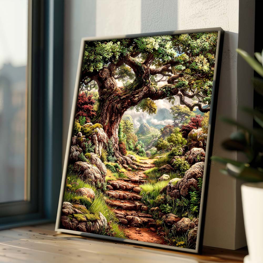 5D Diamond Painting – Bridge to Serenity Unique-Diamond