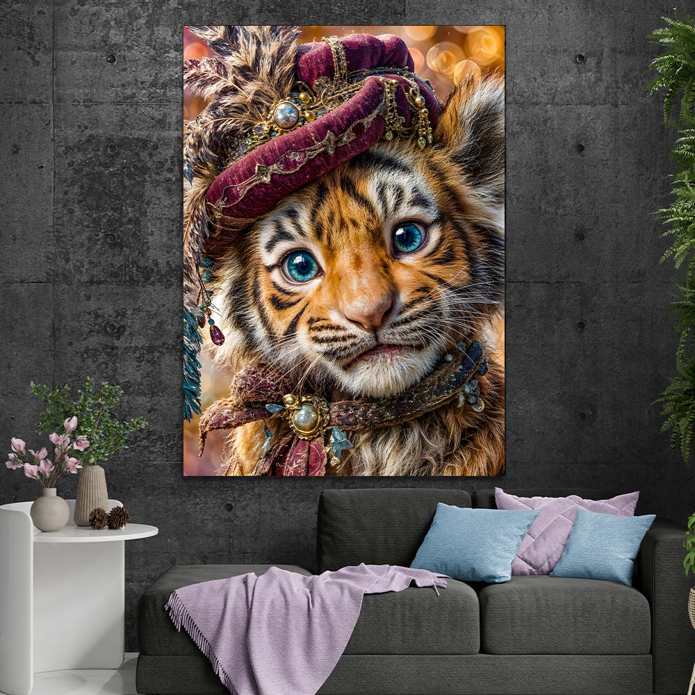 5D Diamond Painting – Prinz Tigrino Unique-Diamond