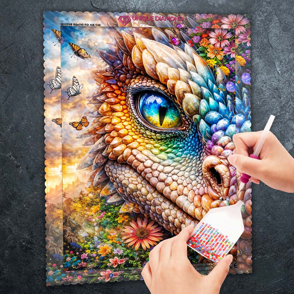 5D Diamond Painting – Prism Dragon