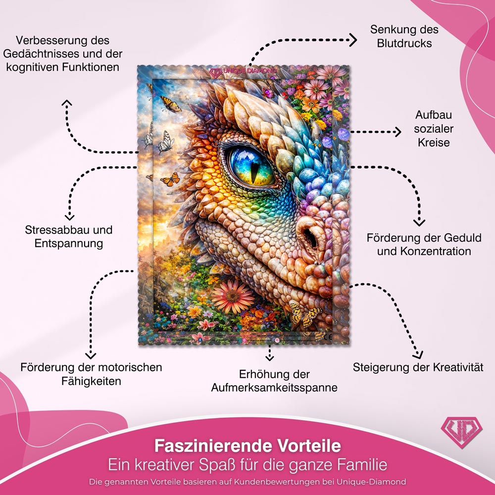 5D Diamond Painting – Prism Dragon