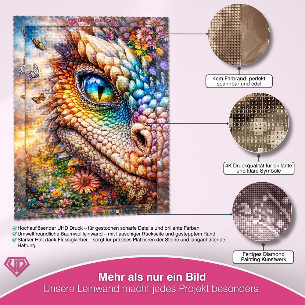 5D Diamond Painting – Prism Dragon