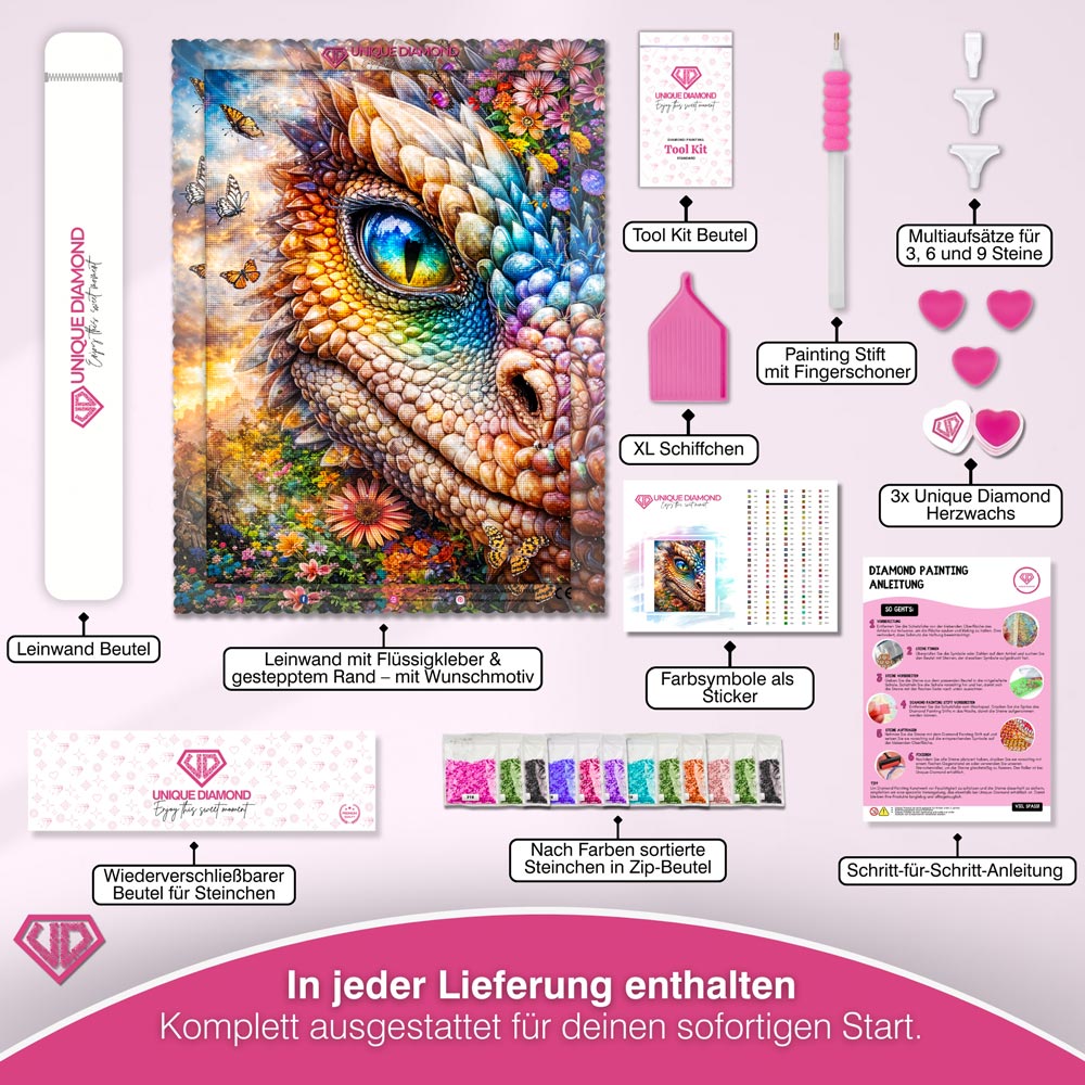 5D Diamond Painting – Prism Dragon