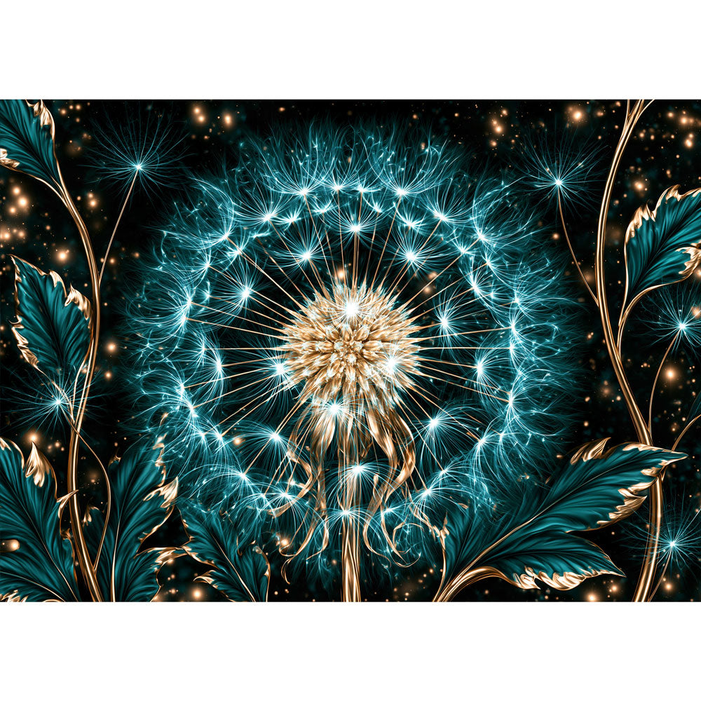 5D Diamond Painting – Pusteblume Aurelia im Türkislicht | Unique Diamond