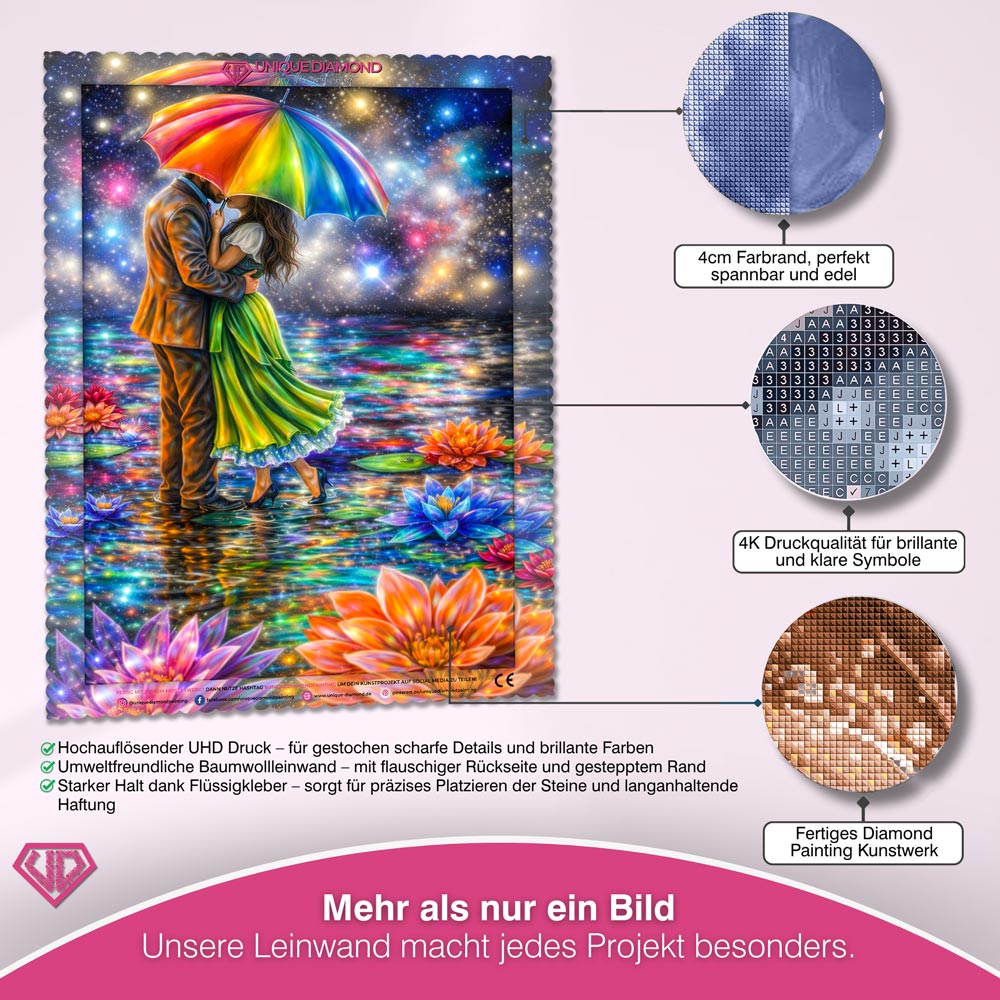 5D Diamond Painting – Rainbow Love