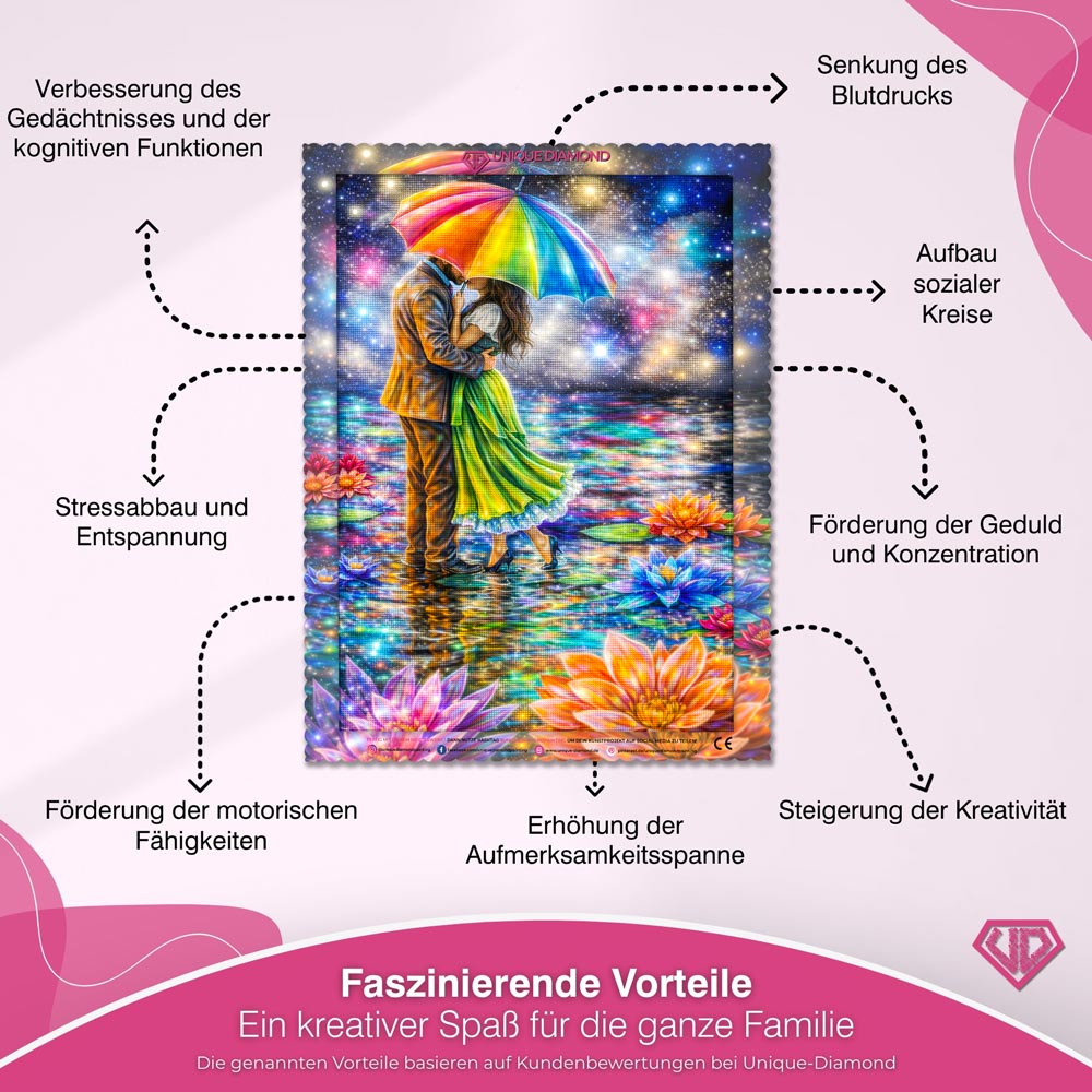 5D Diamond Painting – Rainbow Love